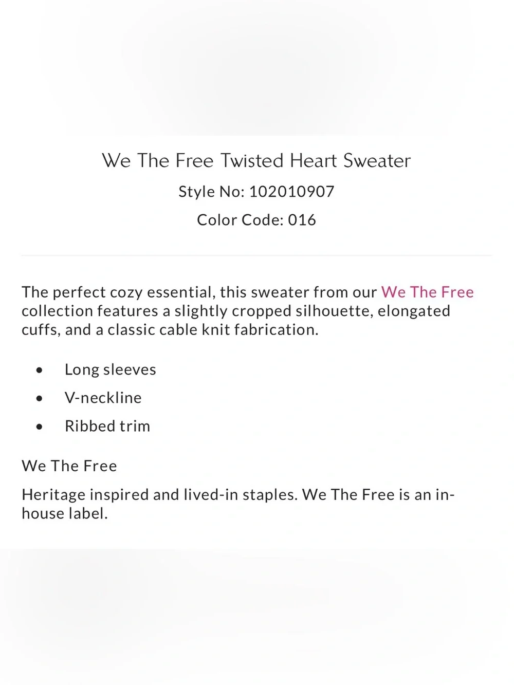 Free People free people